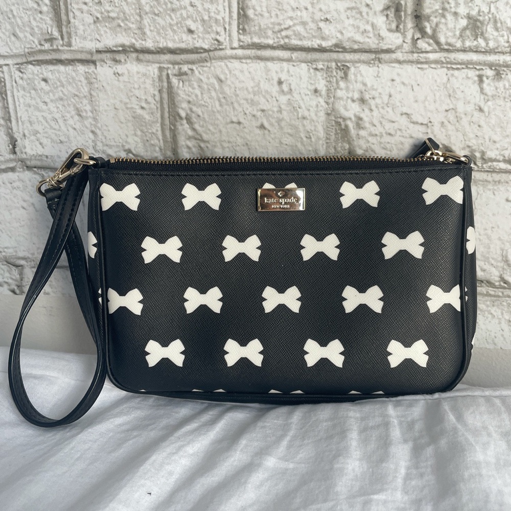 KateSpade bow brightwater wristlet